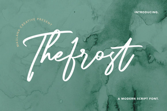 Download The Frost Modern Script - Modern Collection