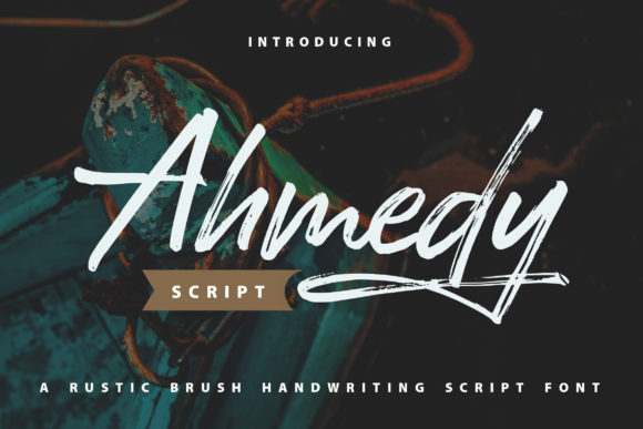 Download Ahmedy | Rustic Brush Handwriting Script - Brush Collection